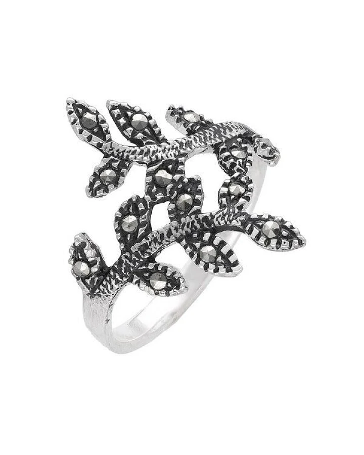 pakilia Silber Ring Blätterranke Fair-Trade und handmade #8