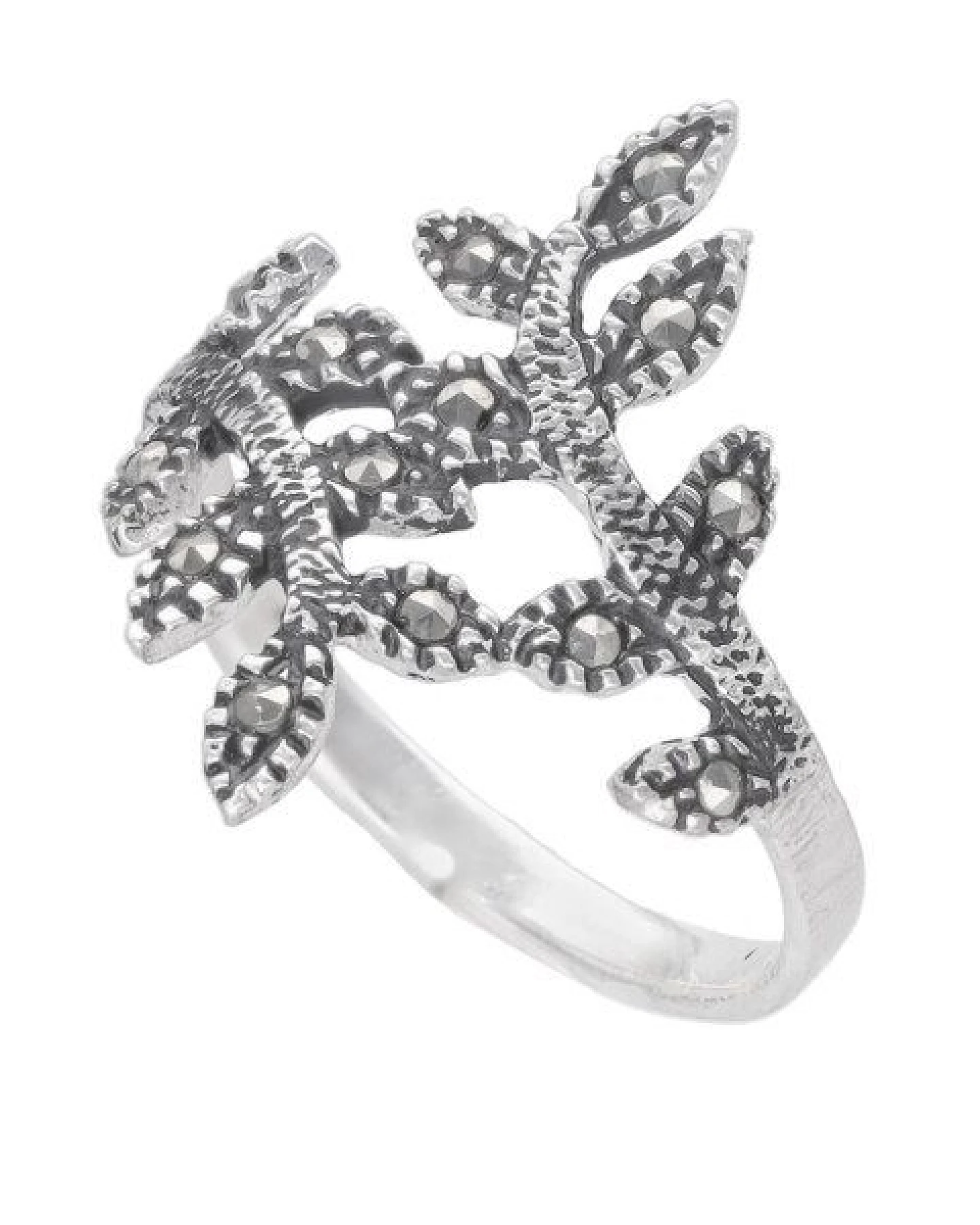 pakilia Silber Ring Blätterranke Fair-Trade und handmade #8 – Ansicht 2