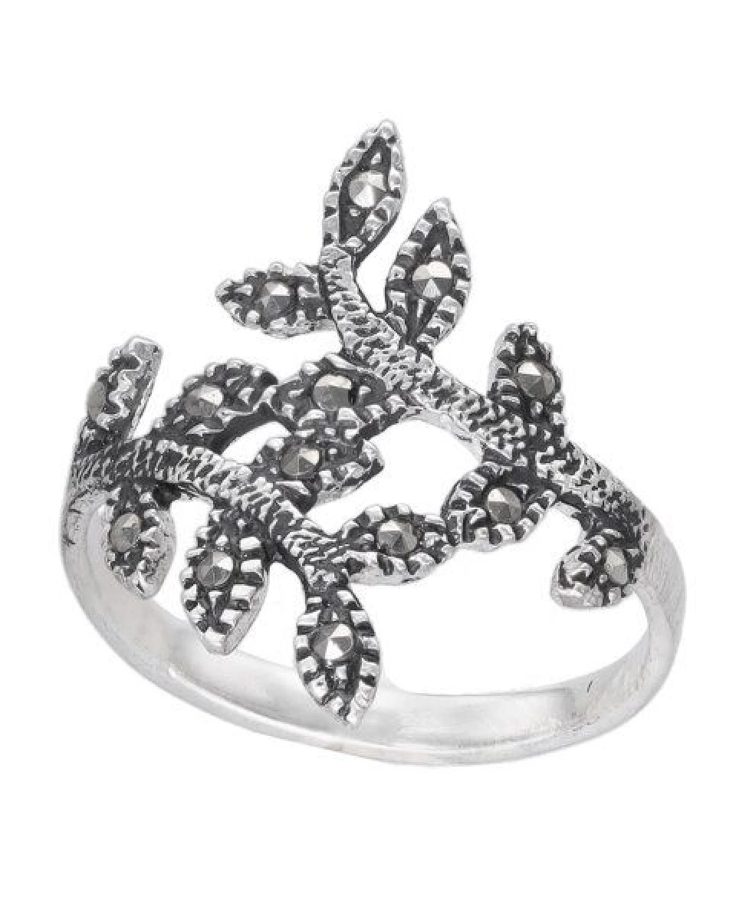 pakilia Silber Ring Blätterranke Fair-Trade und handmade #8 – Ansicht 3