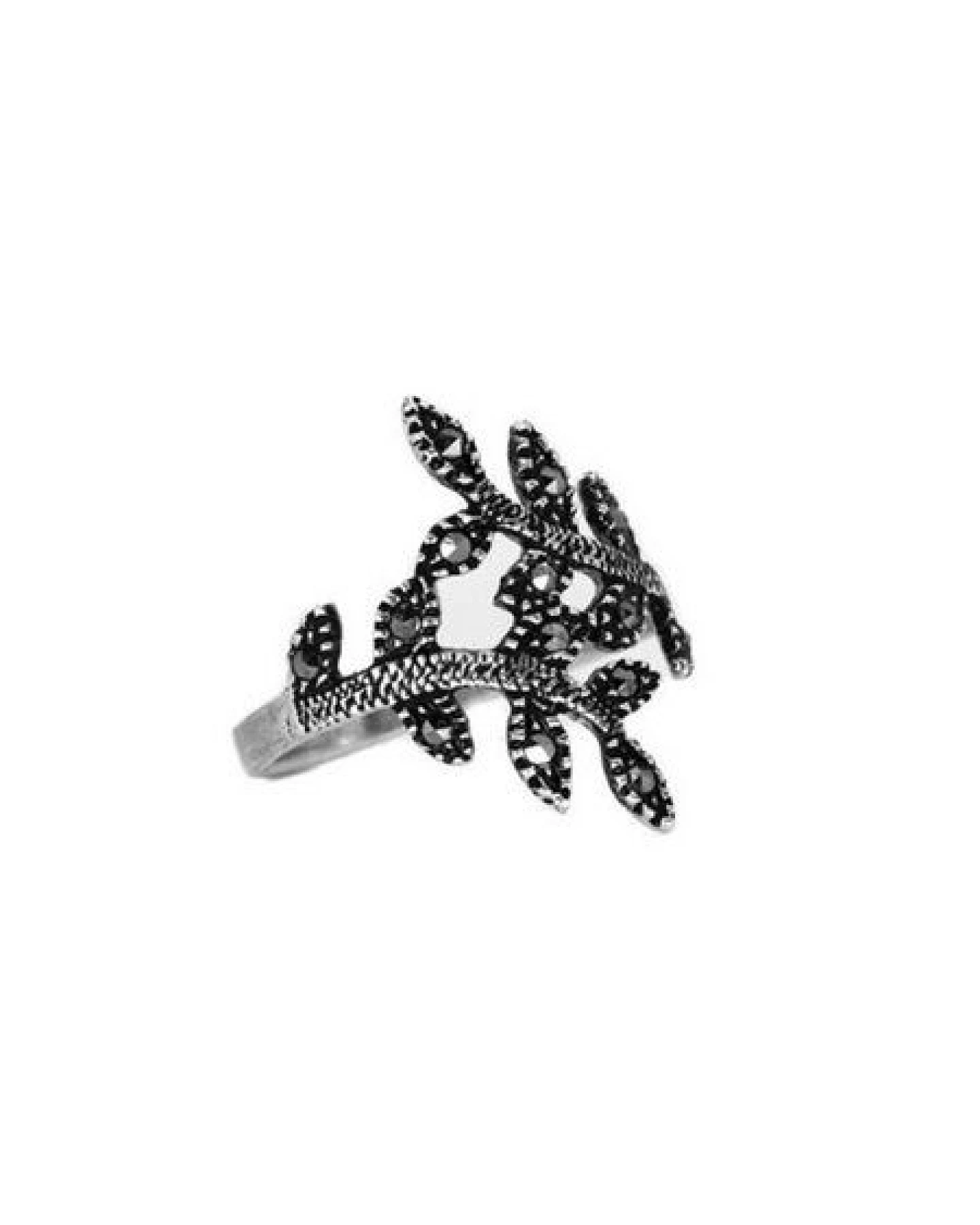 pakilia Silber Ring Blätterranke Fair-Trade und handmade #8 – Ansicht 4