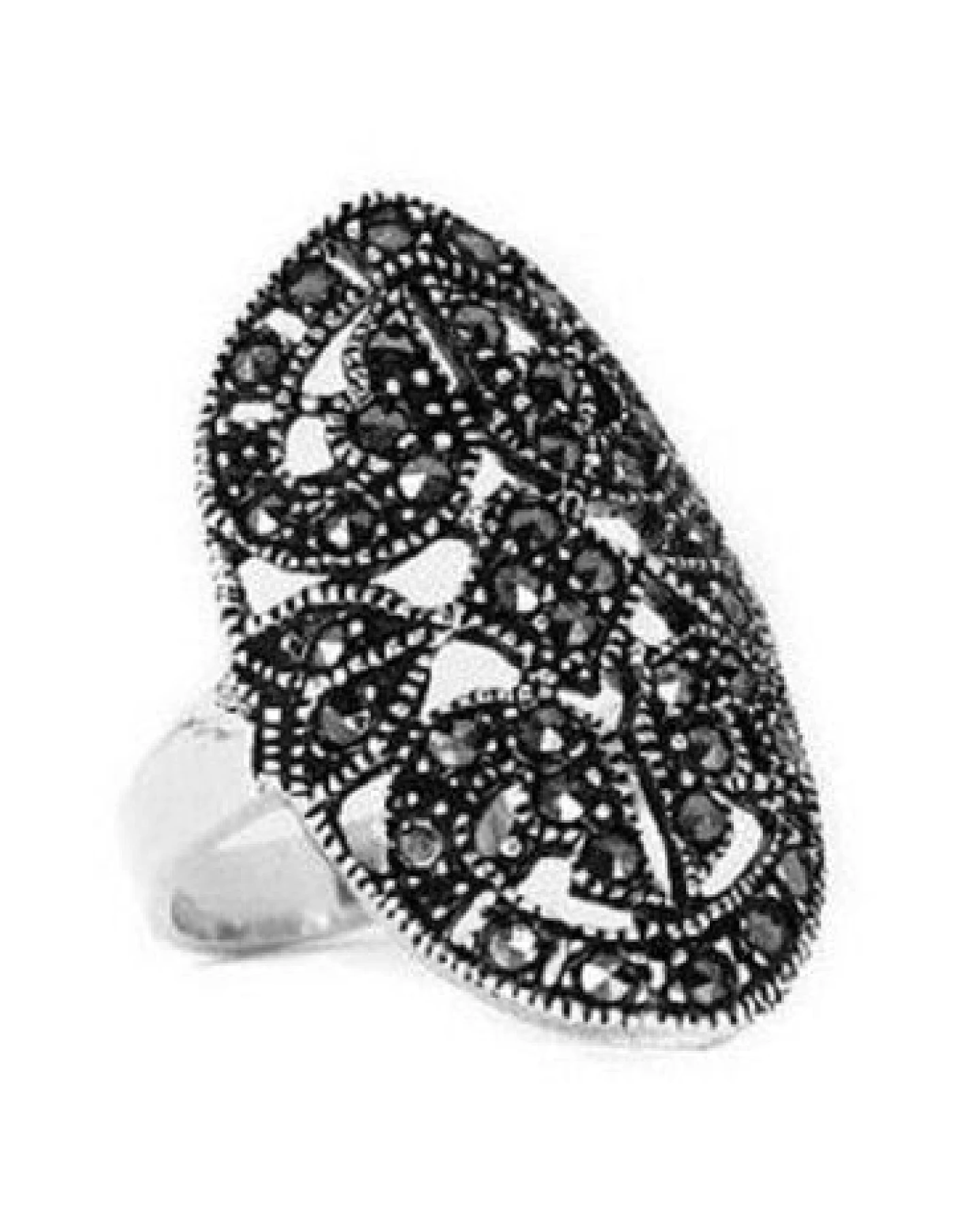 pakilia Silber Ring Panzer Fair-Trade und handmade #9 – Ansicht 4