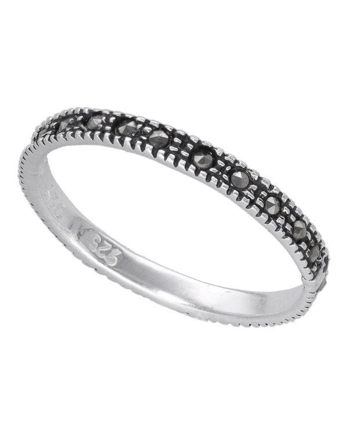 pakilia Silber Ring Pyrit Fair-Trade und handmade – Ansicht 4