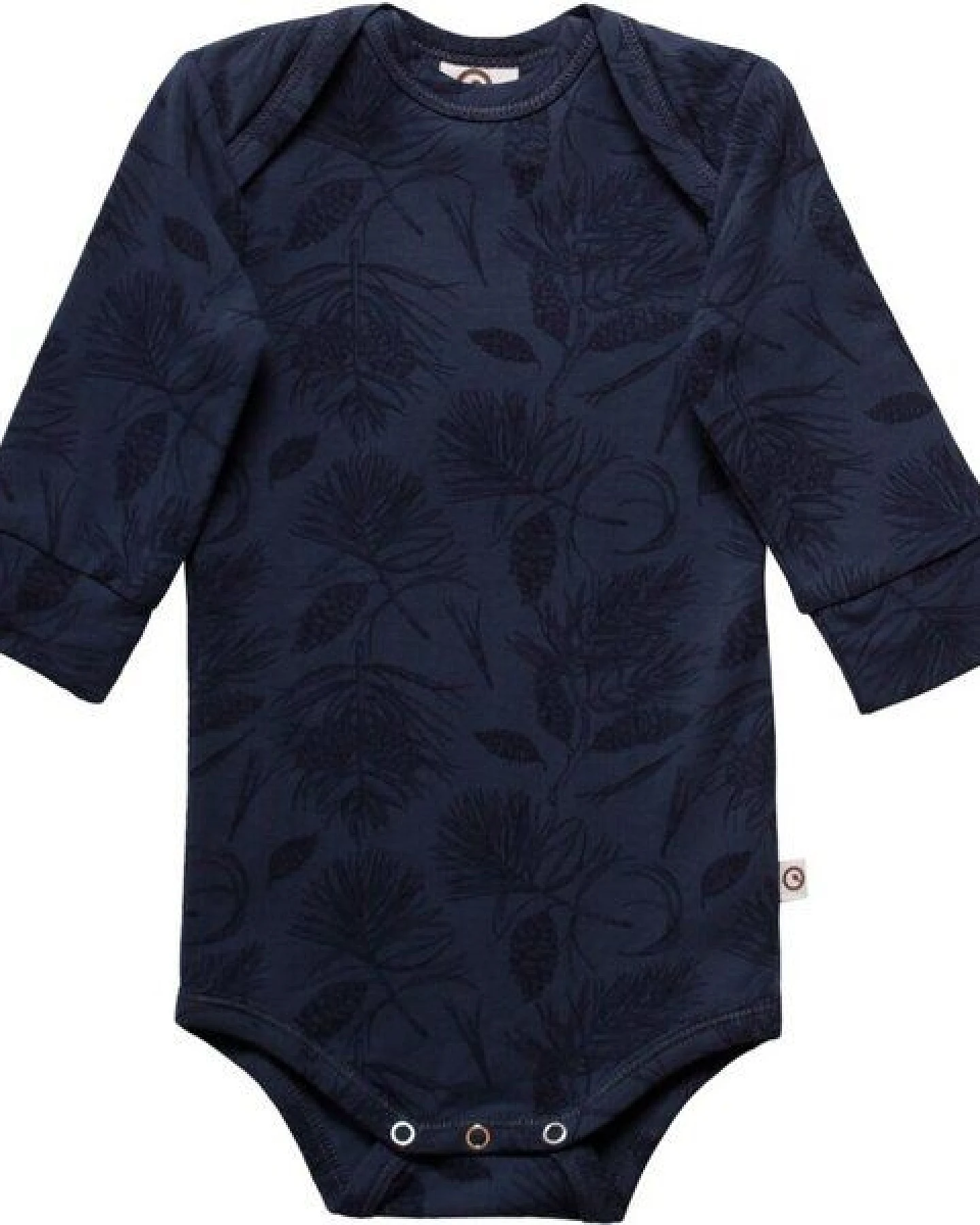 Müsli by Green Cotton Pine Baby Body langarm mit Waldmotiv – Ansicht 2