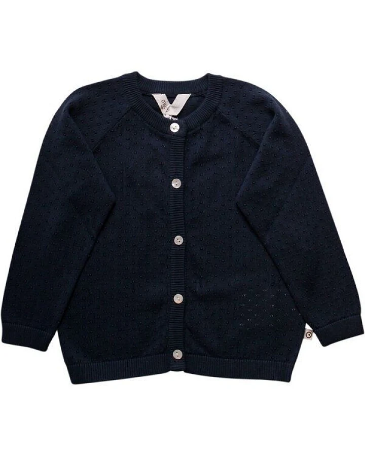 Müsli by Green Cotton Unisex Baby Strick Cardigan unisex * midnight *