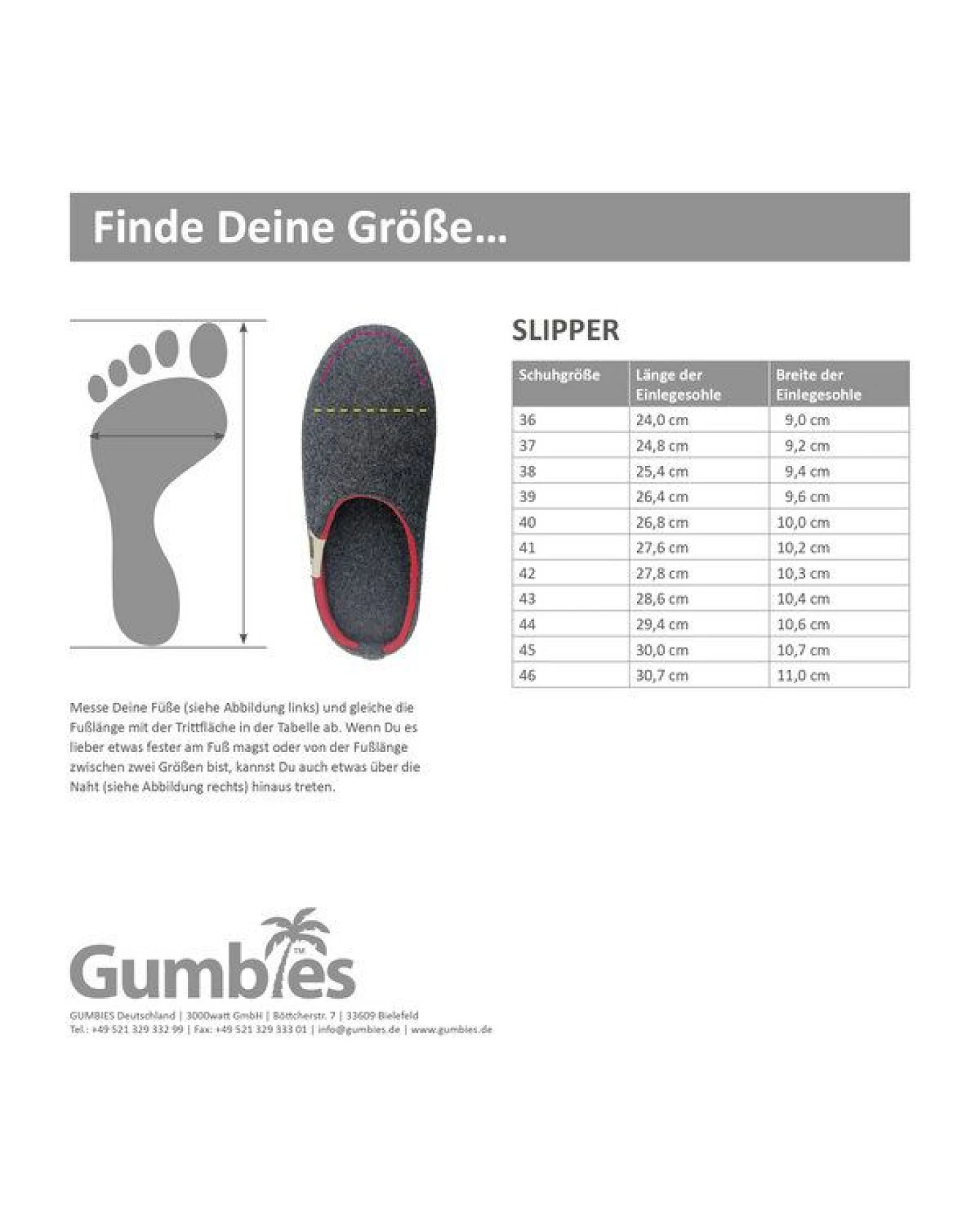 GUMBIES Slipper, Navy-Grey - Hausschuhe für Herren – Ansicht 4