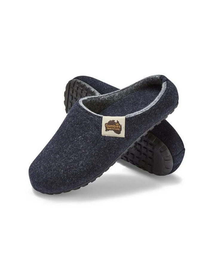 GUMBIES Slipper, Navy-Grey - Hausschuhe für Herren
