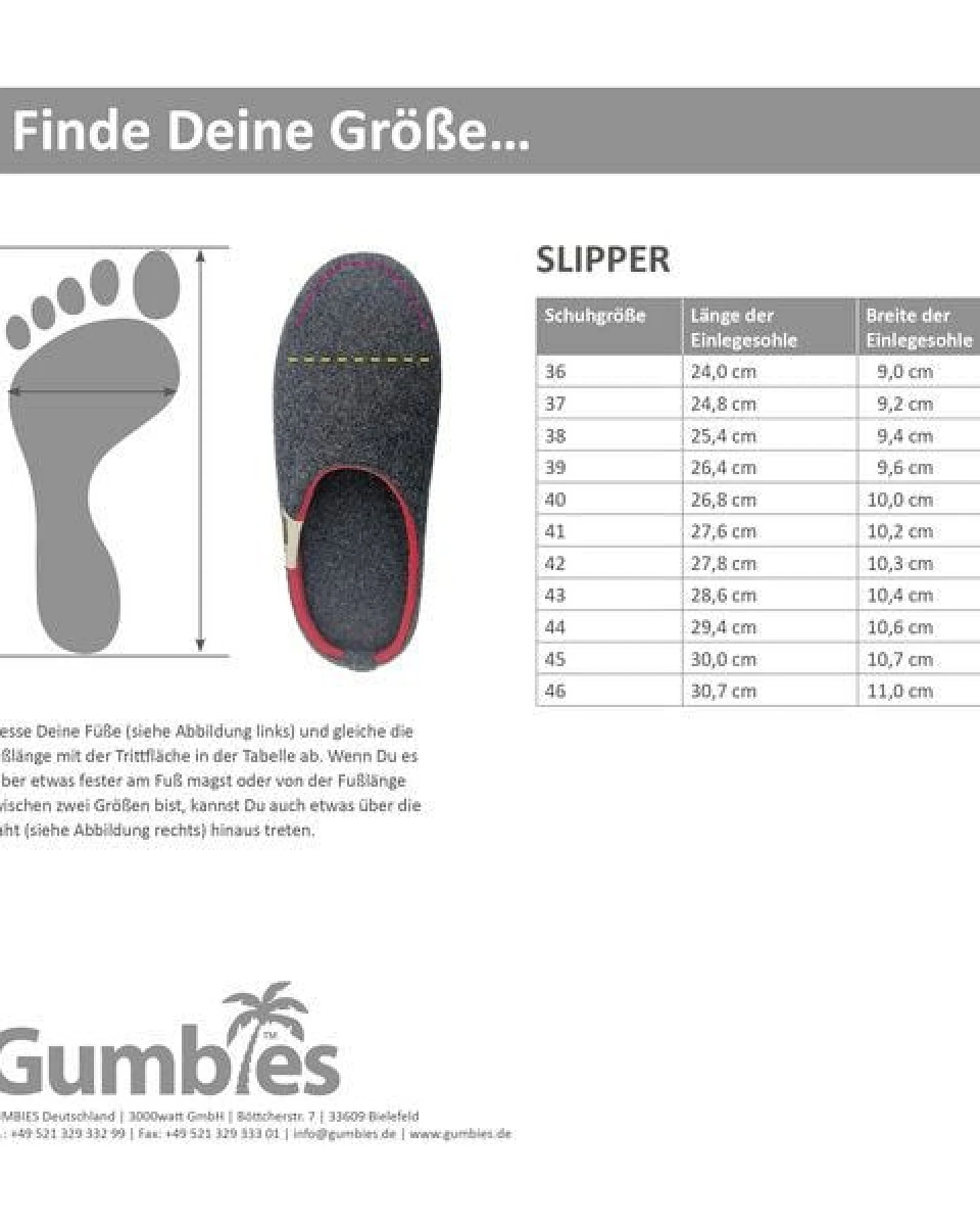 GUMBIES Slipper, Navy-Grey - Hausschuhe für Herren – Ansicht 4