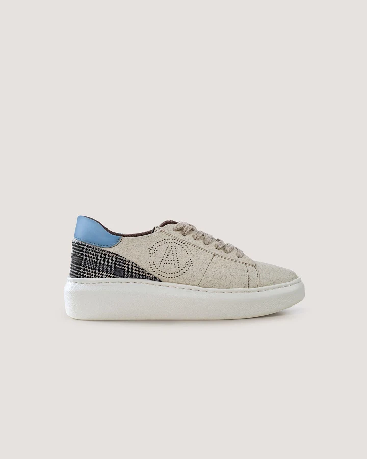 AGAZI Damen vegan Sneaker Jane Himmelblau