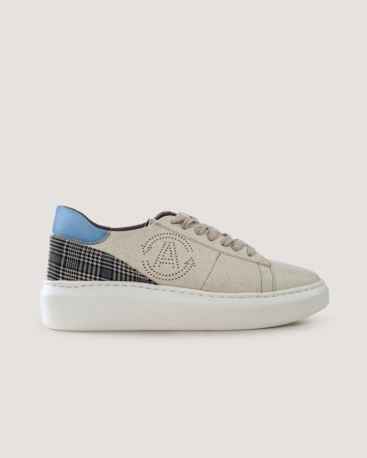 AGAZI Damen vegan Sneaker Jane Himmelblau