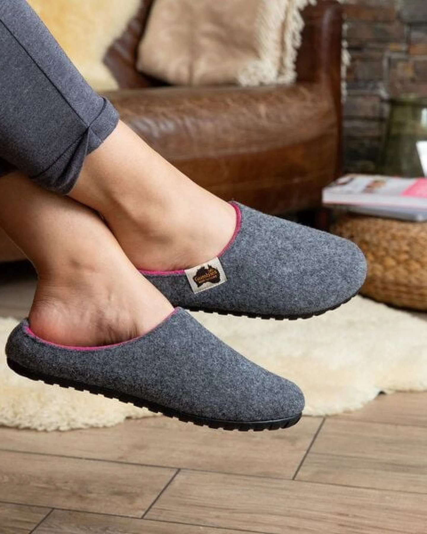 GUMBIES Slipper - Kuschel warme Puschen für Damen – Ansicht 3
