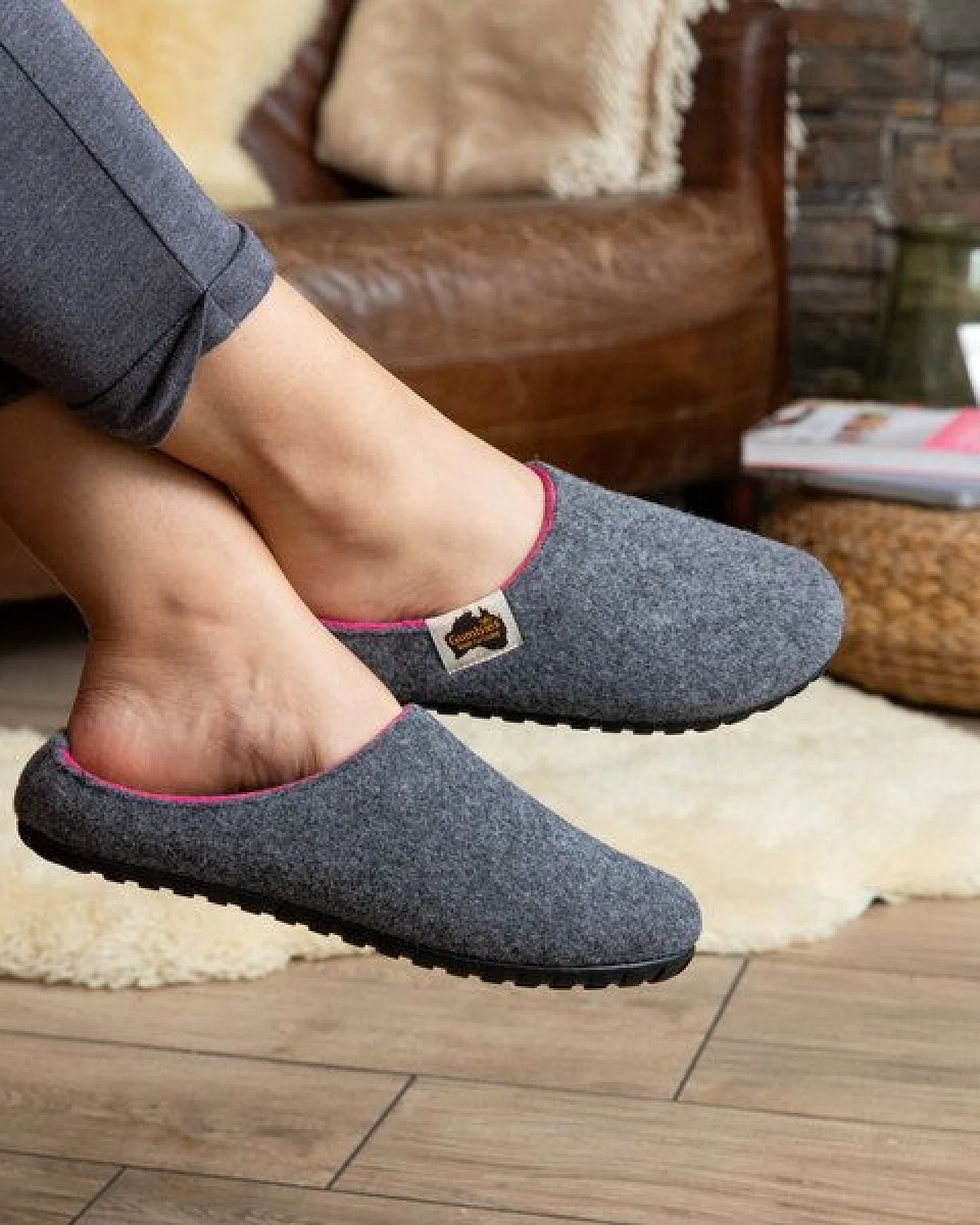 GUMBIES Slipper - Kuschel warme Puschen für Damen – Ansicht 3