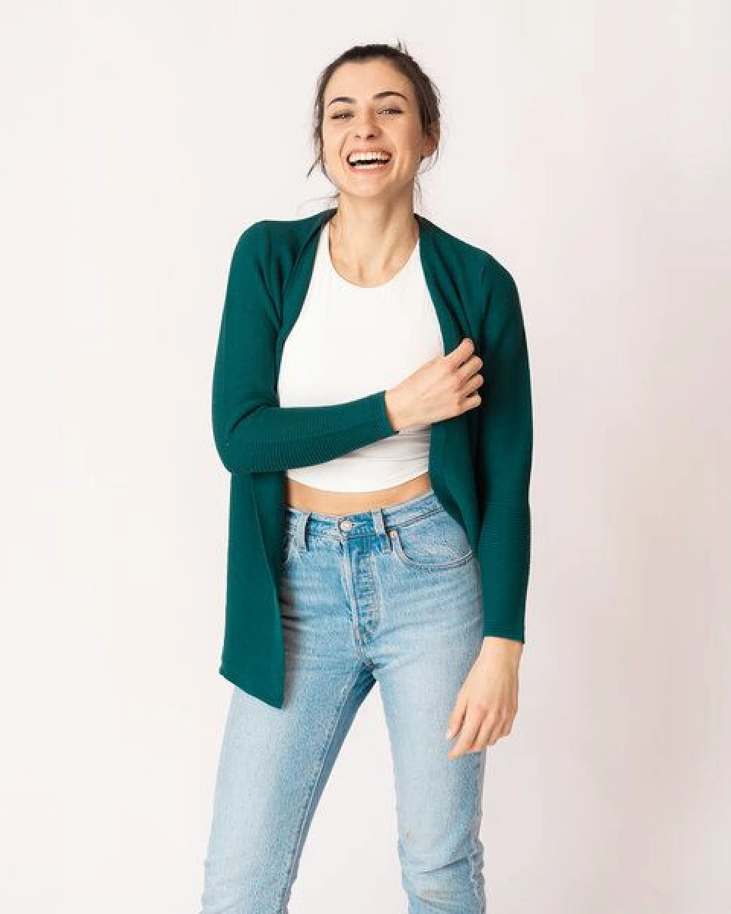 GARY MASH Cardigan Libby aus Feinstrick – Ansicht 2