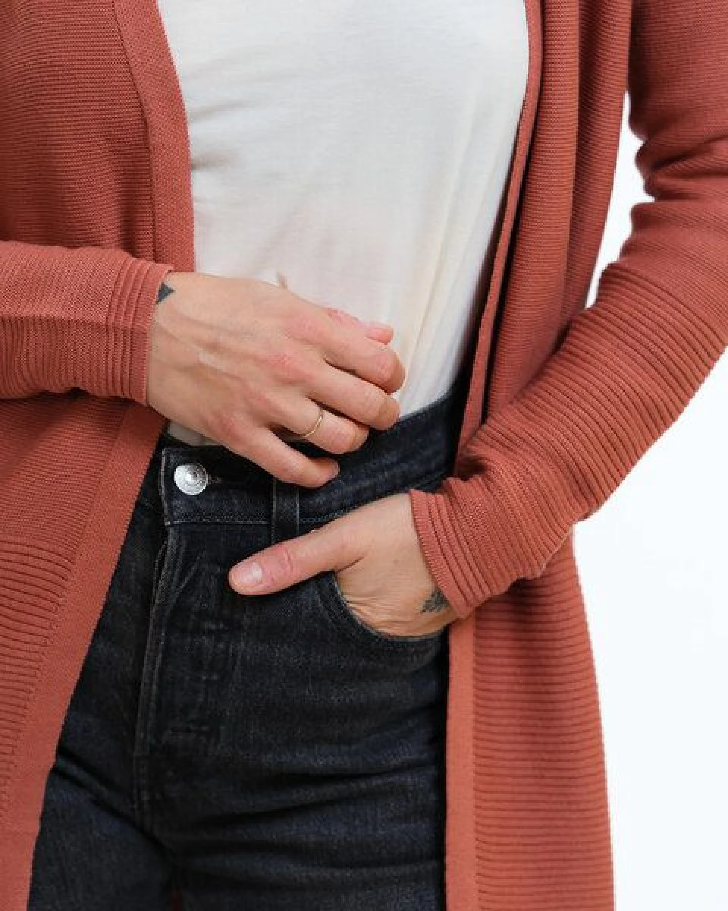 GARY MASH Cardigan Libby aus Feinstrick – Ansicht 2