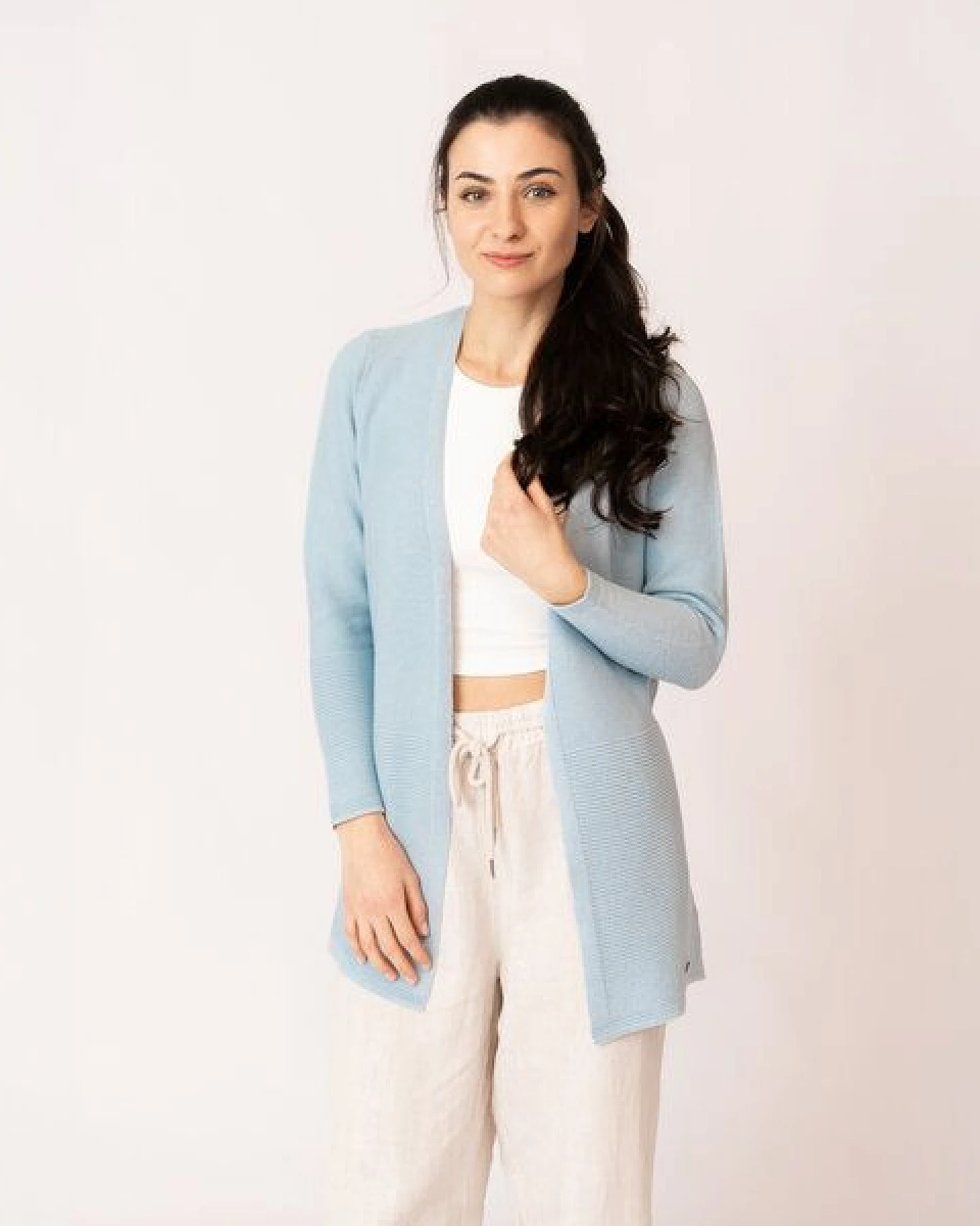 GARY MASH Cardigan Libby aus Feinstrick – Ansicht 2