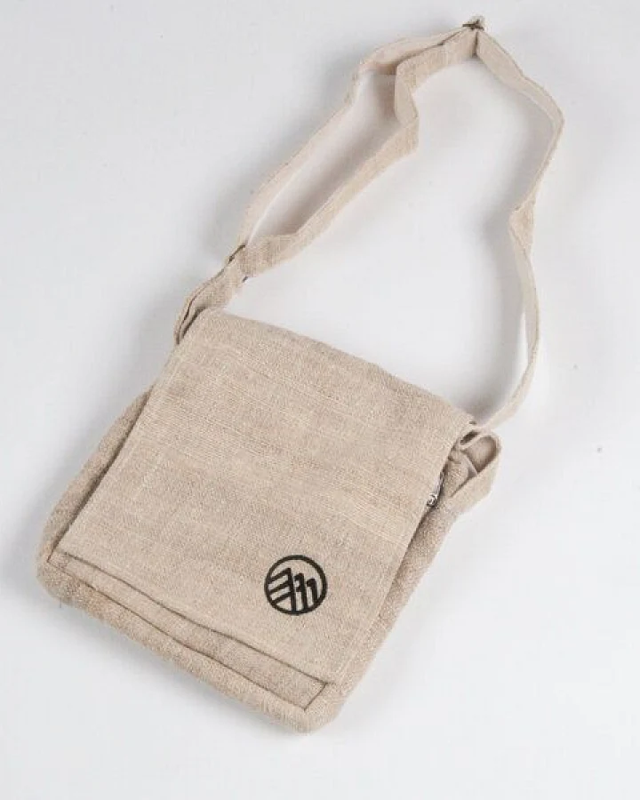 HH Umhängetasche KARMA aus wildem Hanf von Himal Hemp