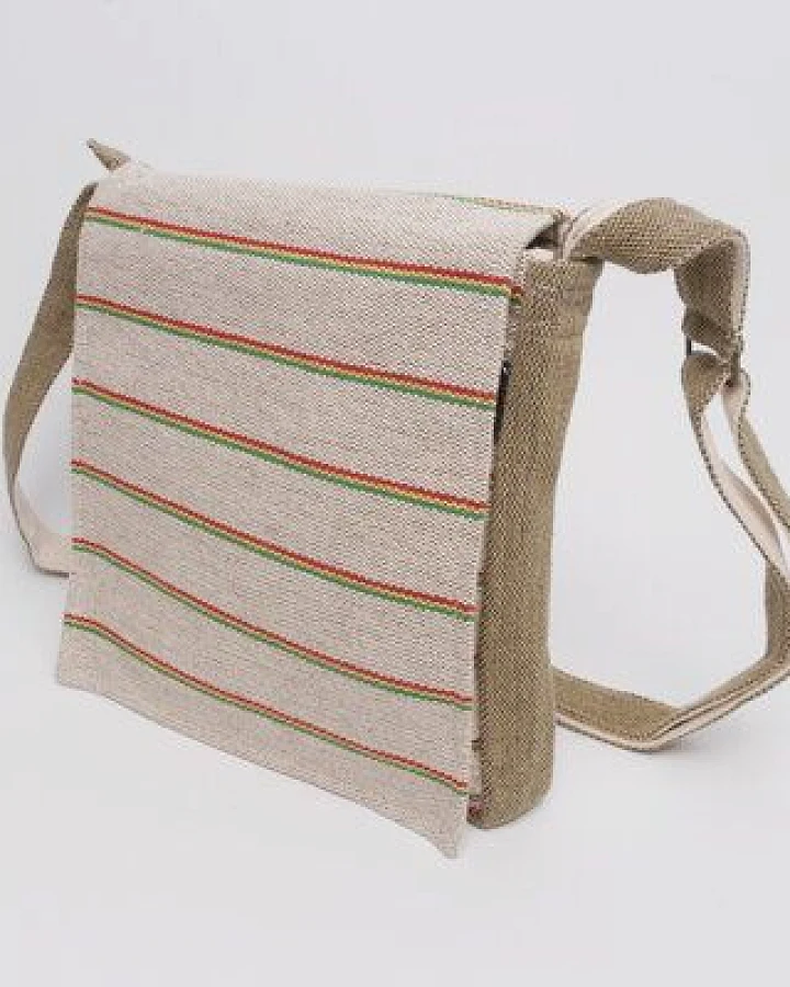 Himal Hemp HH Umhängetasche JAMAICA aus Baumwolle/Recycle Rice Bag