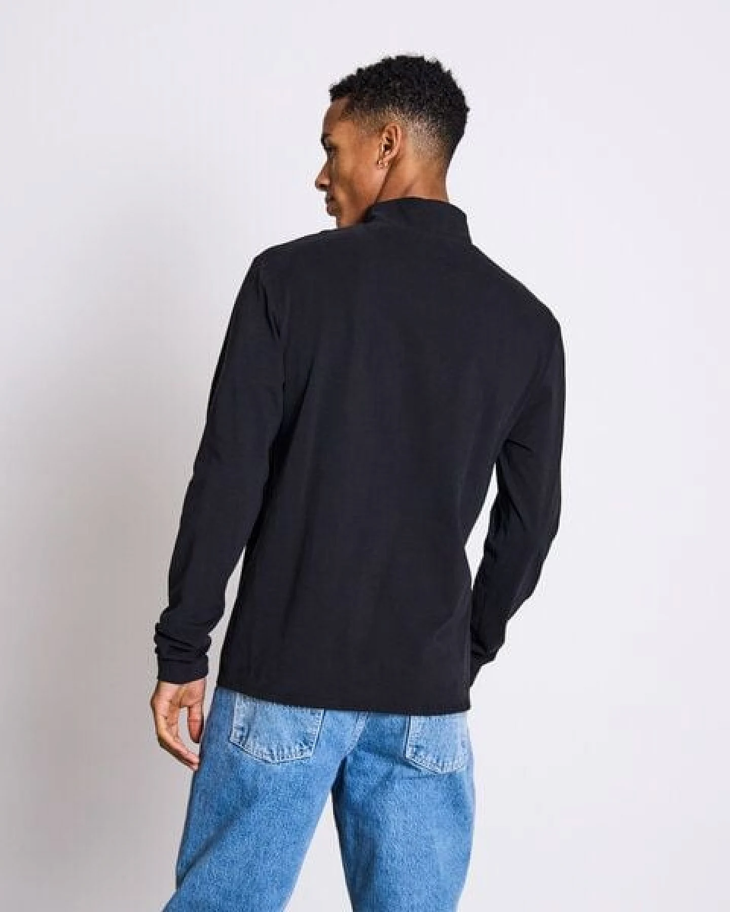 JAN N JUNE Rollkragen Pullover MIO FOR MEN schwarz – Ansicht 3