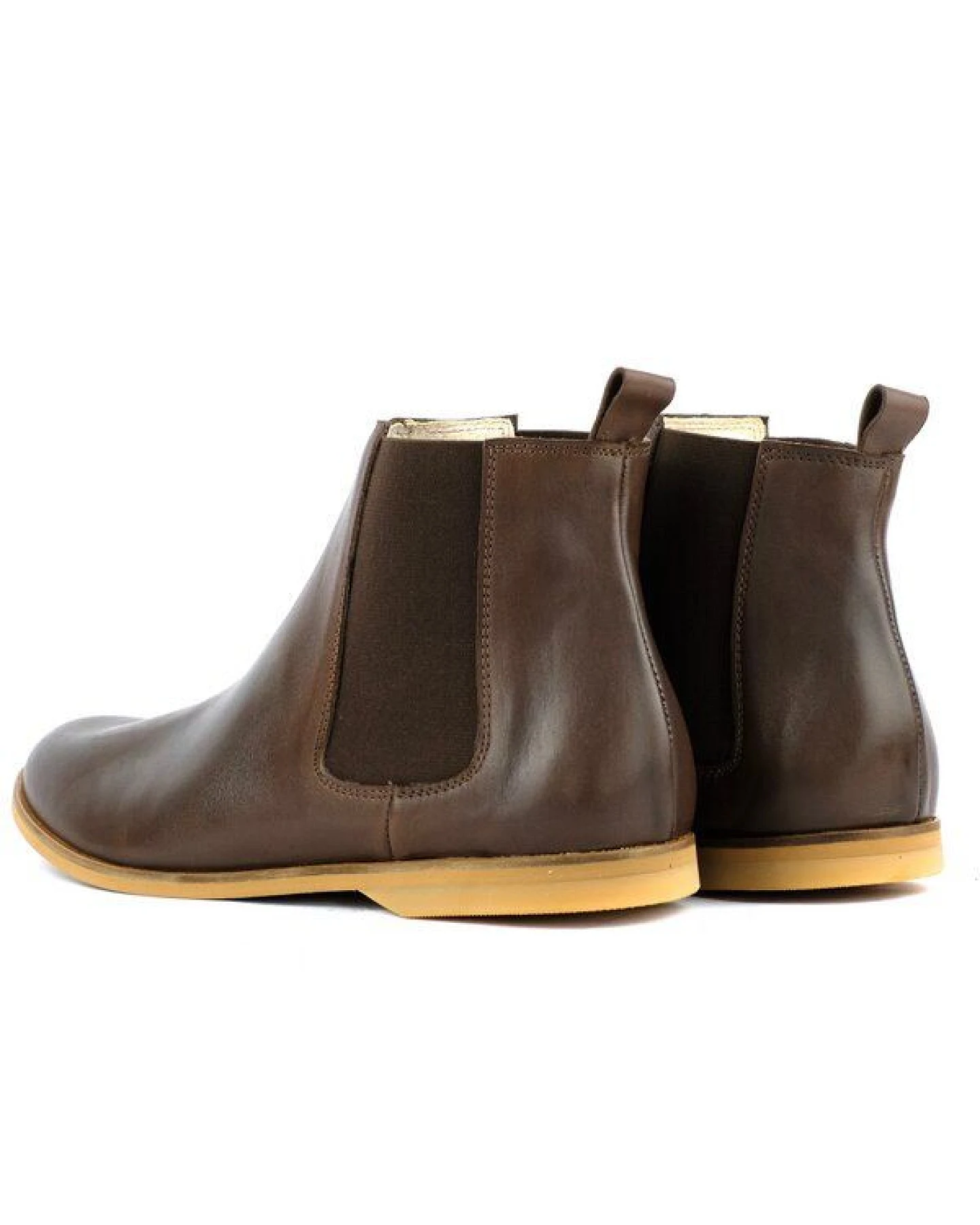 SORBAS '88 Leder Chelsea Boots in Braun – Ansicht 3