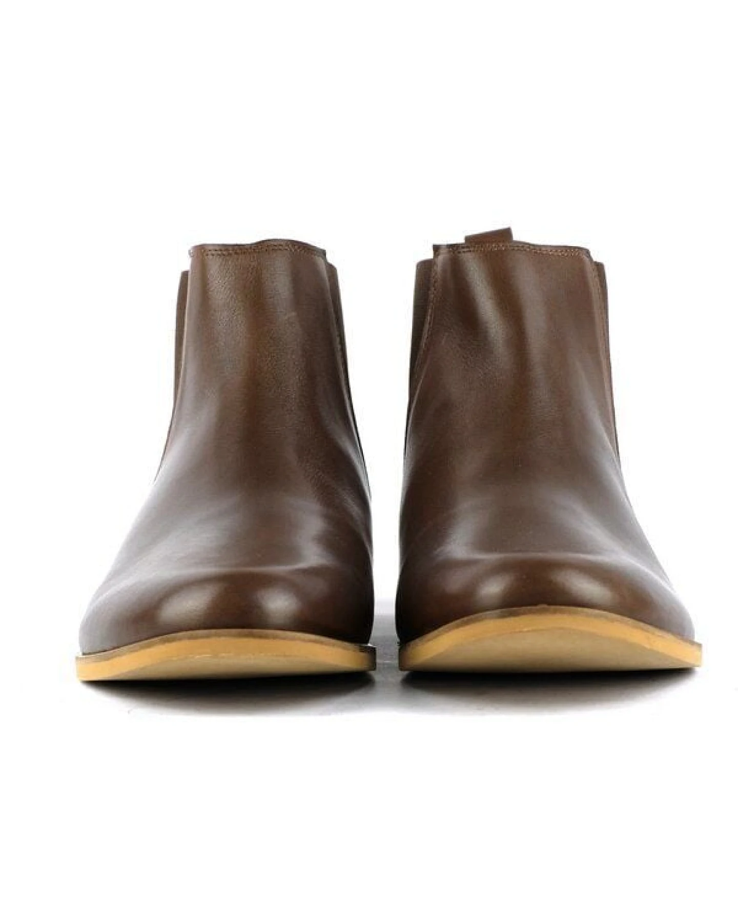 SORBAS '88 Leder Chelsea Boots in Braun – Ansicht 4