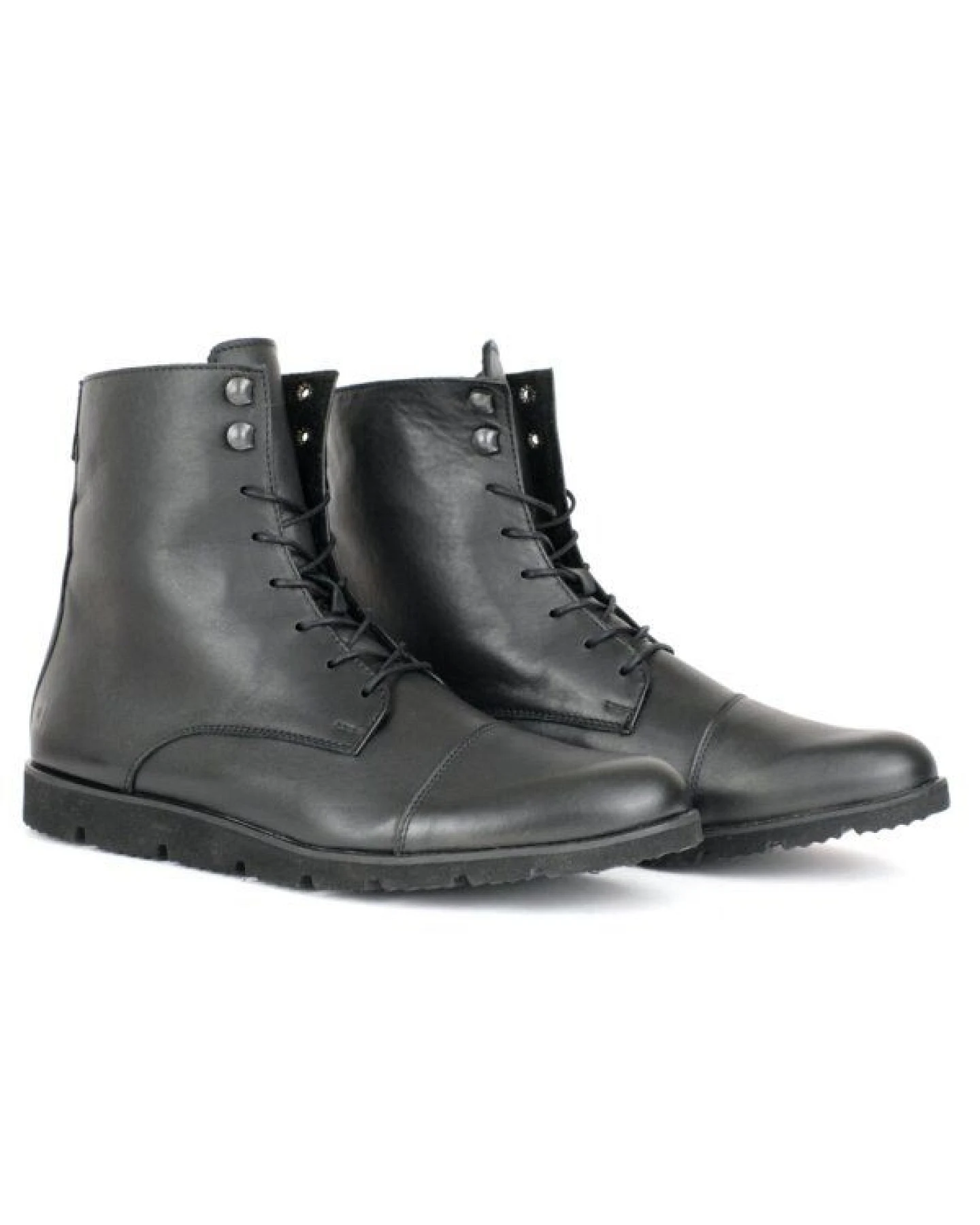 SORBAS '90 All Black Lederboots – Ansicht 4