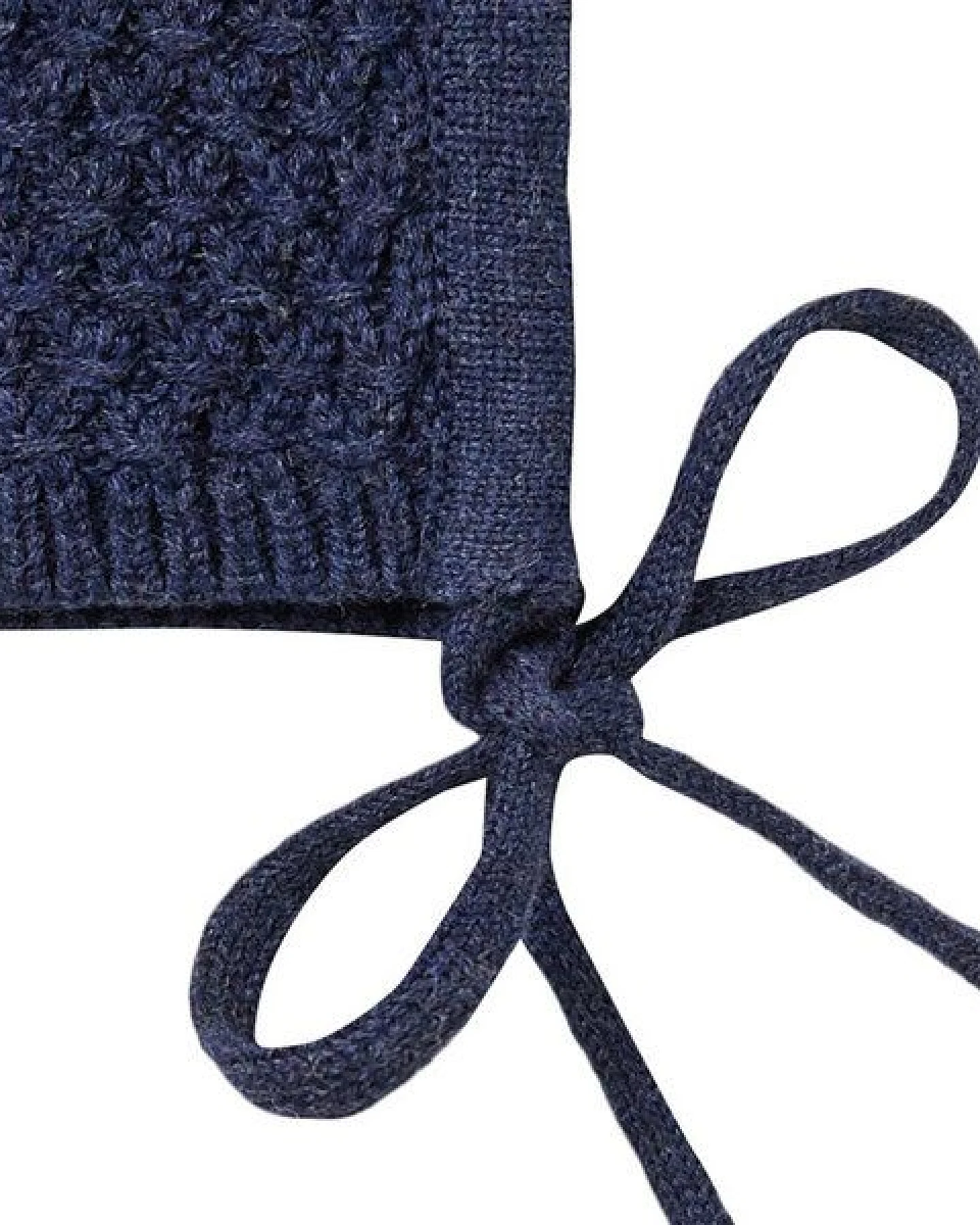 Sense Organics & friends in cooperation with GARY MASH Baby Strickmütze zum Binden – Ansicht 2