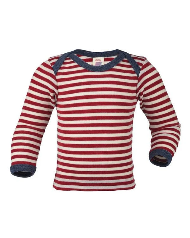 Engel natur Baby / Kinder Schlupfhemd Langarm Schurwolle kbT
