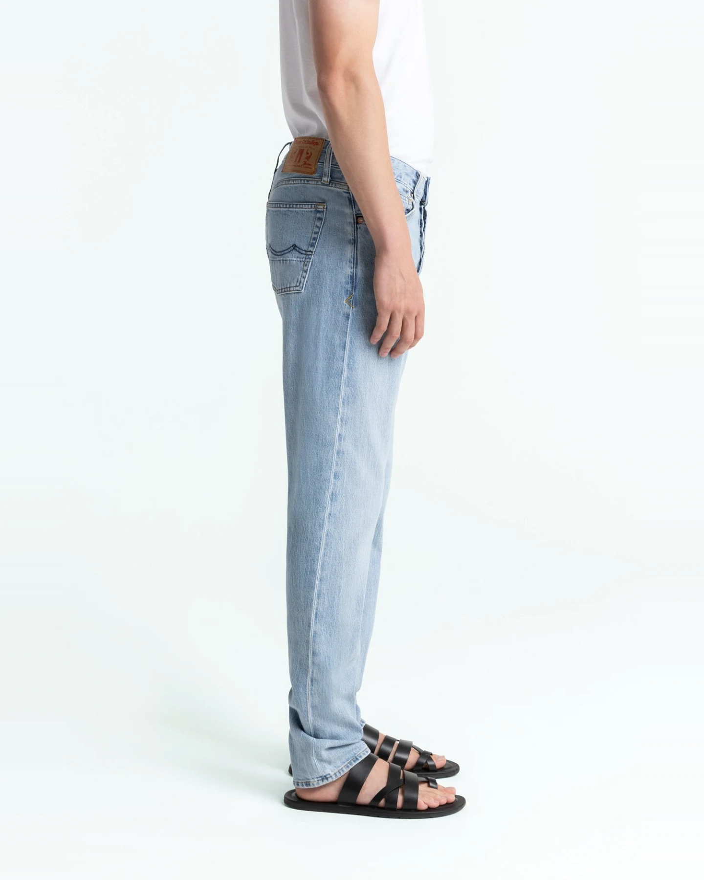 Kings of Indigo Herren vegan Jeans Addo Atria Super Light Washed Hellblau – Ansicht 2