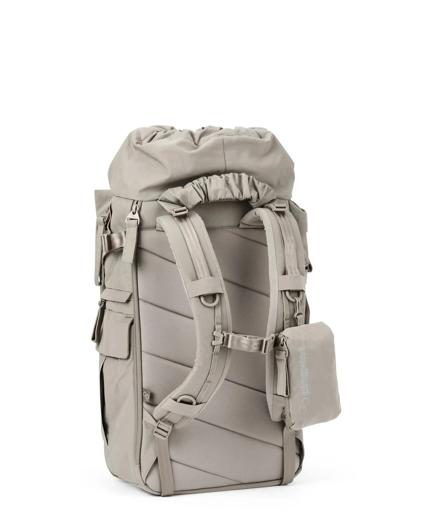 Rucksack Blok Medium Crinkle Taupe – Ansicht 5