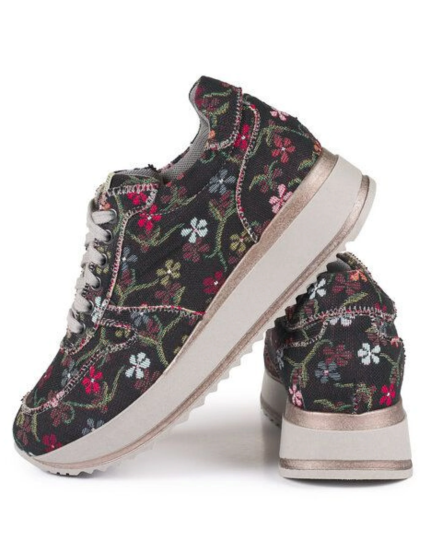 Risorse Future Asia Damensneaker Blümchen Black – Ansicht 3