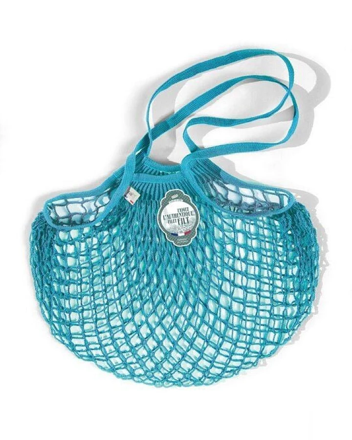 Filt farbige Bio Netztasche Medium mit langem Henkel