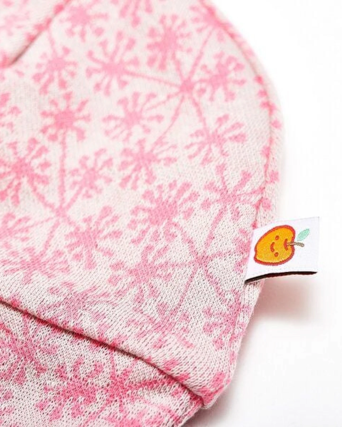 Cheeky Apple Baby-Häubchen "Jacquard gemustert/Ripp Gletscher" aus Bio-Baumwolle – Ansicht 3