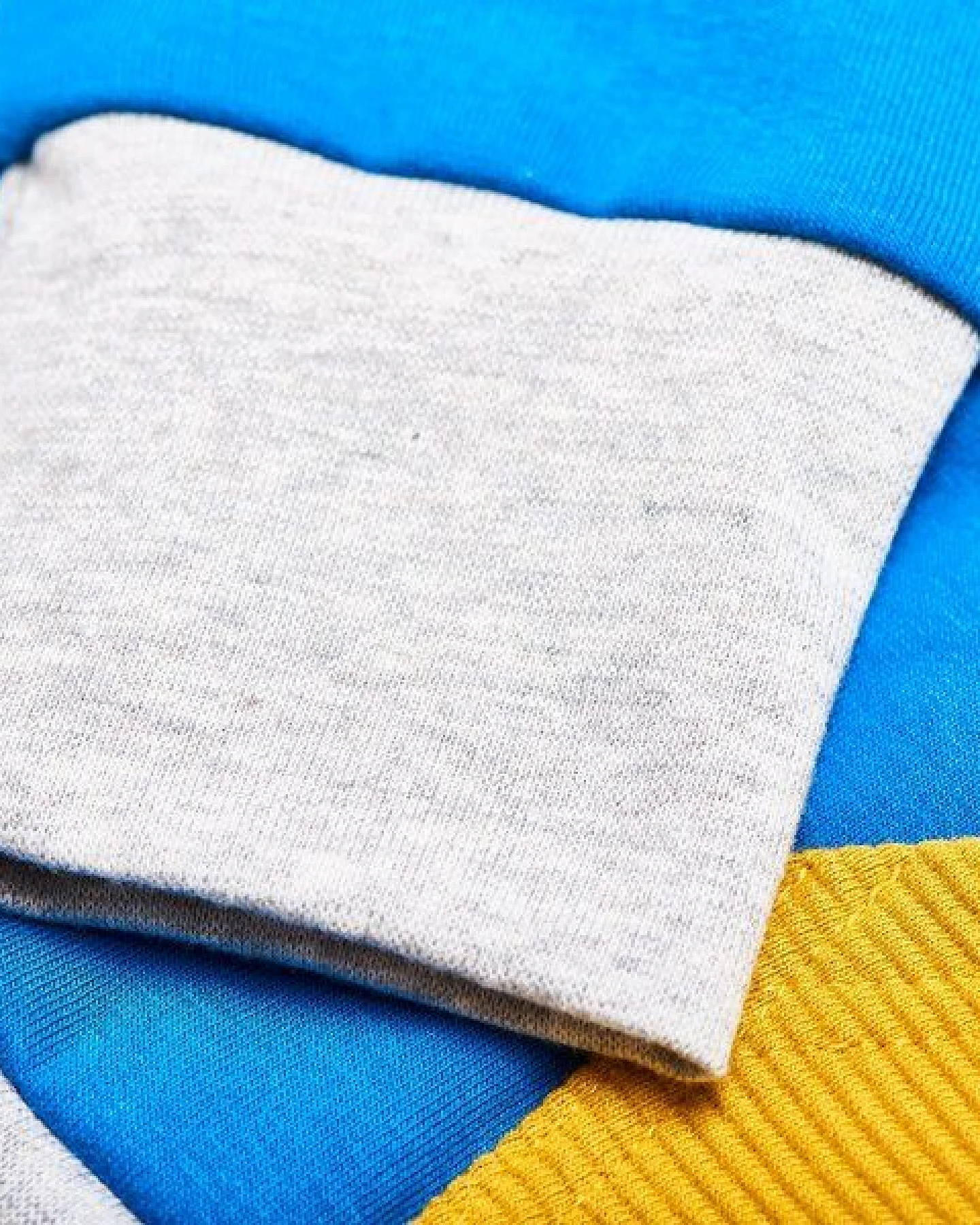 Cheeky Apple Kapuzenjacke mit Tasche "Sweat Blau" - 95% Bio-Baumwolle, 5% Elasthan – Ansicht 3