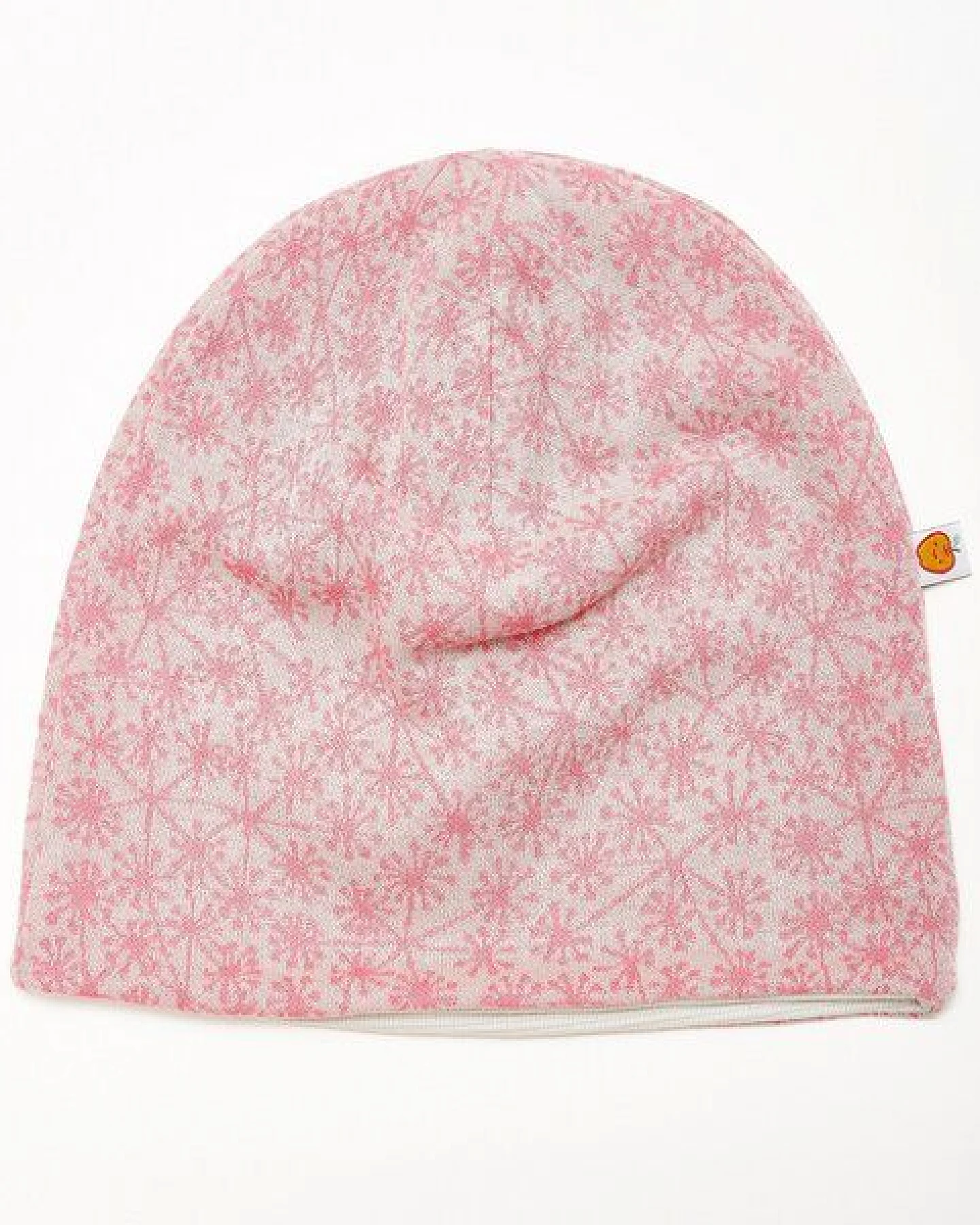 Cheeky Apple Beanie-Haube "Jacquard gemustert/Ripp Gletscher" 100% Bio-Baumwolle – Ansicht 3