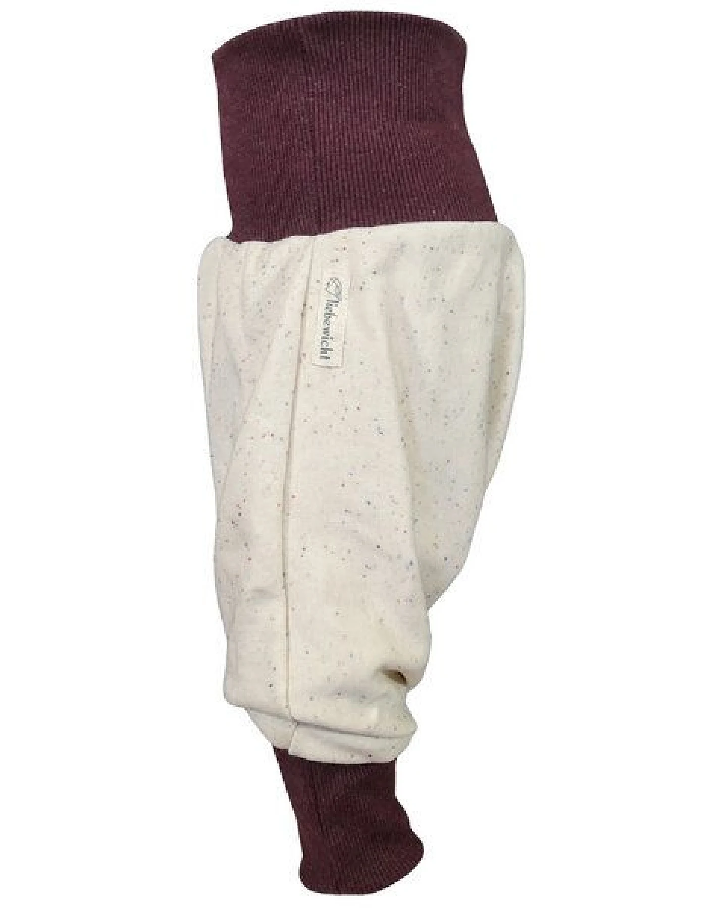 liebewicht Yogahose Pumphose Bio Sweat weiß/bunt gesprenkelt – Ansicht 3