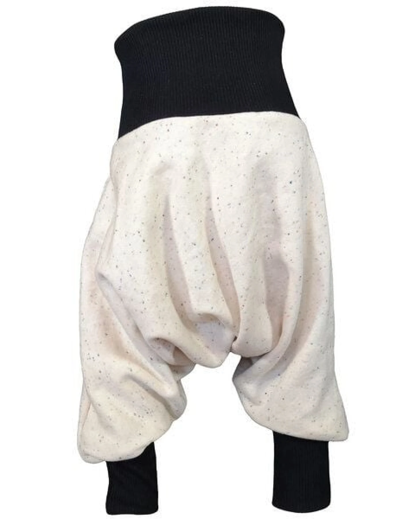 liebewicht Yogahose Pumphose Bio Sweat weiß/bunt gesprenkelt – Ansicht 2