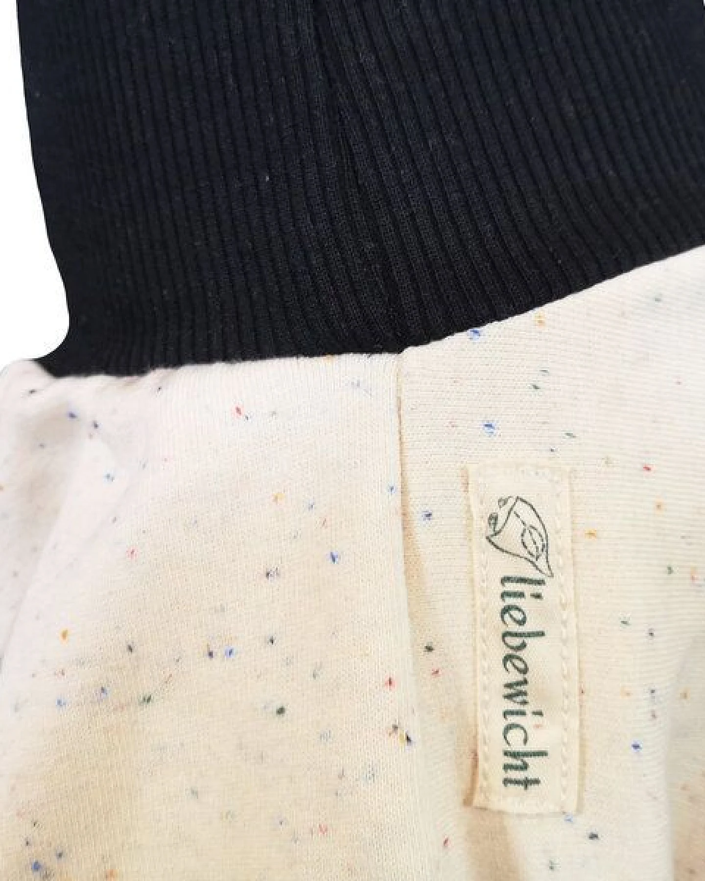 liebewicht Yogahose Pumphose Bio Sweat weiß/bunt gesprenkelt – Ansicht 4