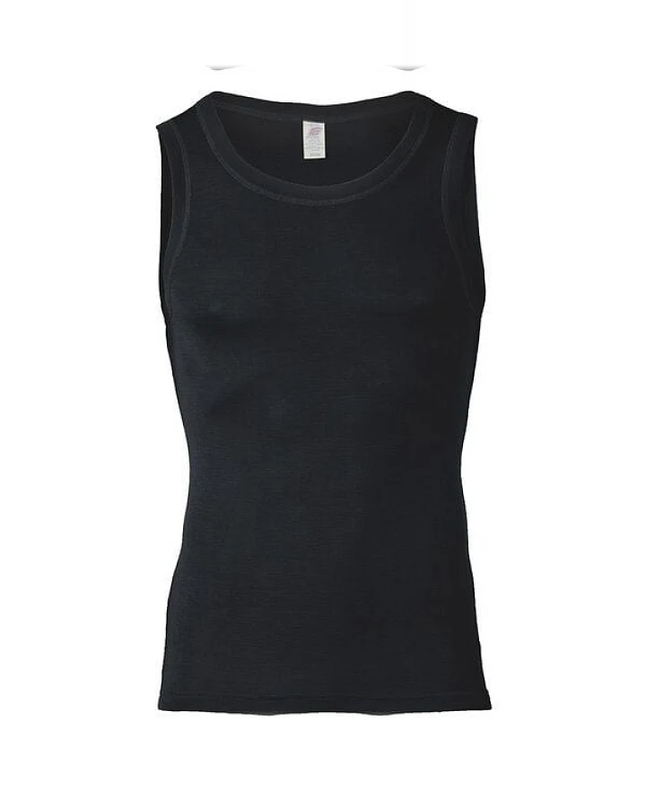 Engel natur Herren Achselshirt Bio-Schurwolle/Seide