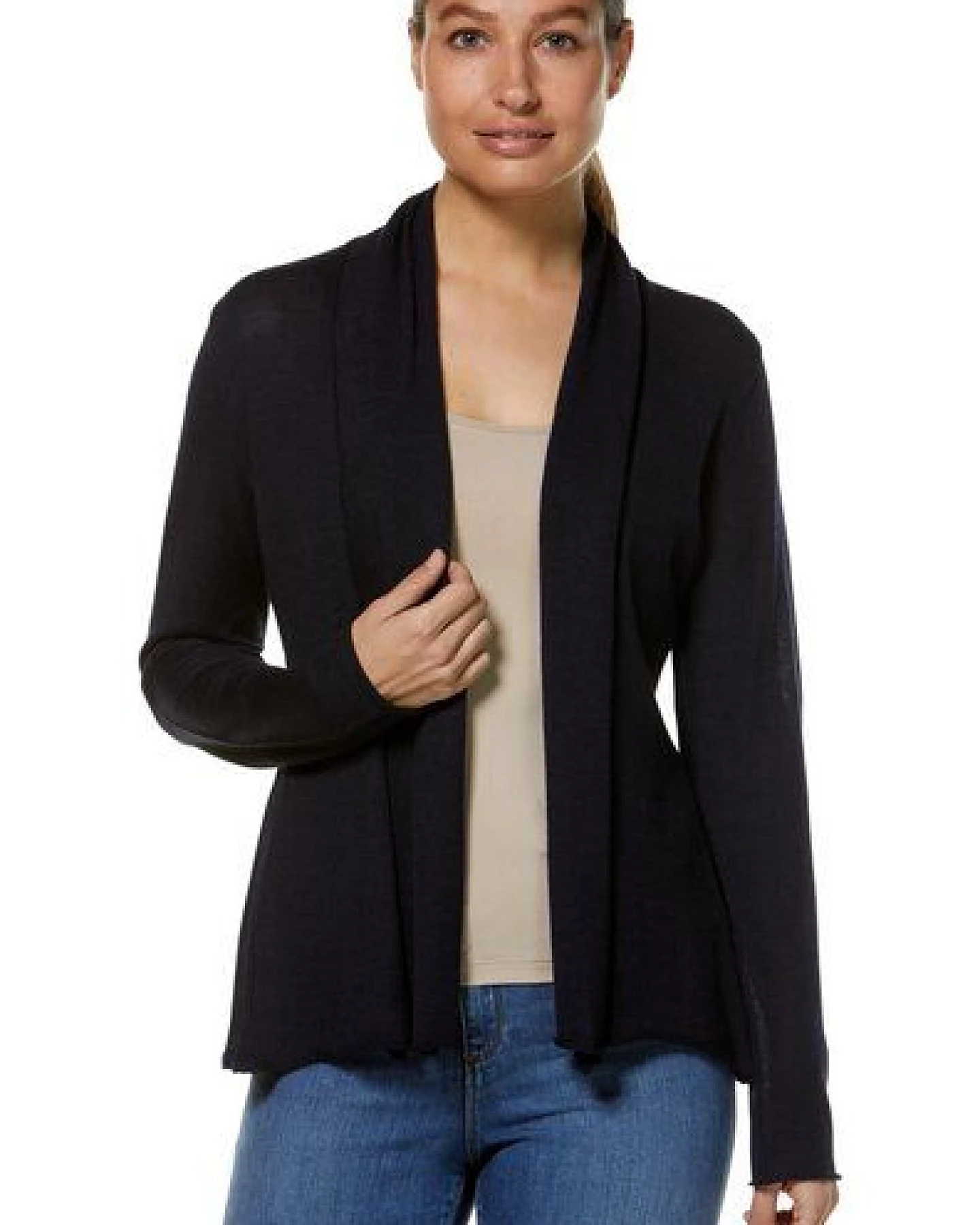 Apu Kuntur 100% Alpaka Strick-Jacke aus Peru - PENELOPE – Ansicht 2