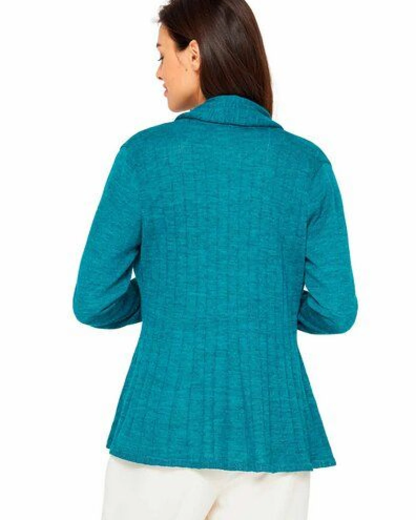 Apu Kuntur 100% Alpaka Strick-Jacke aus Peru - PENELOPE – Ansicht 3