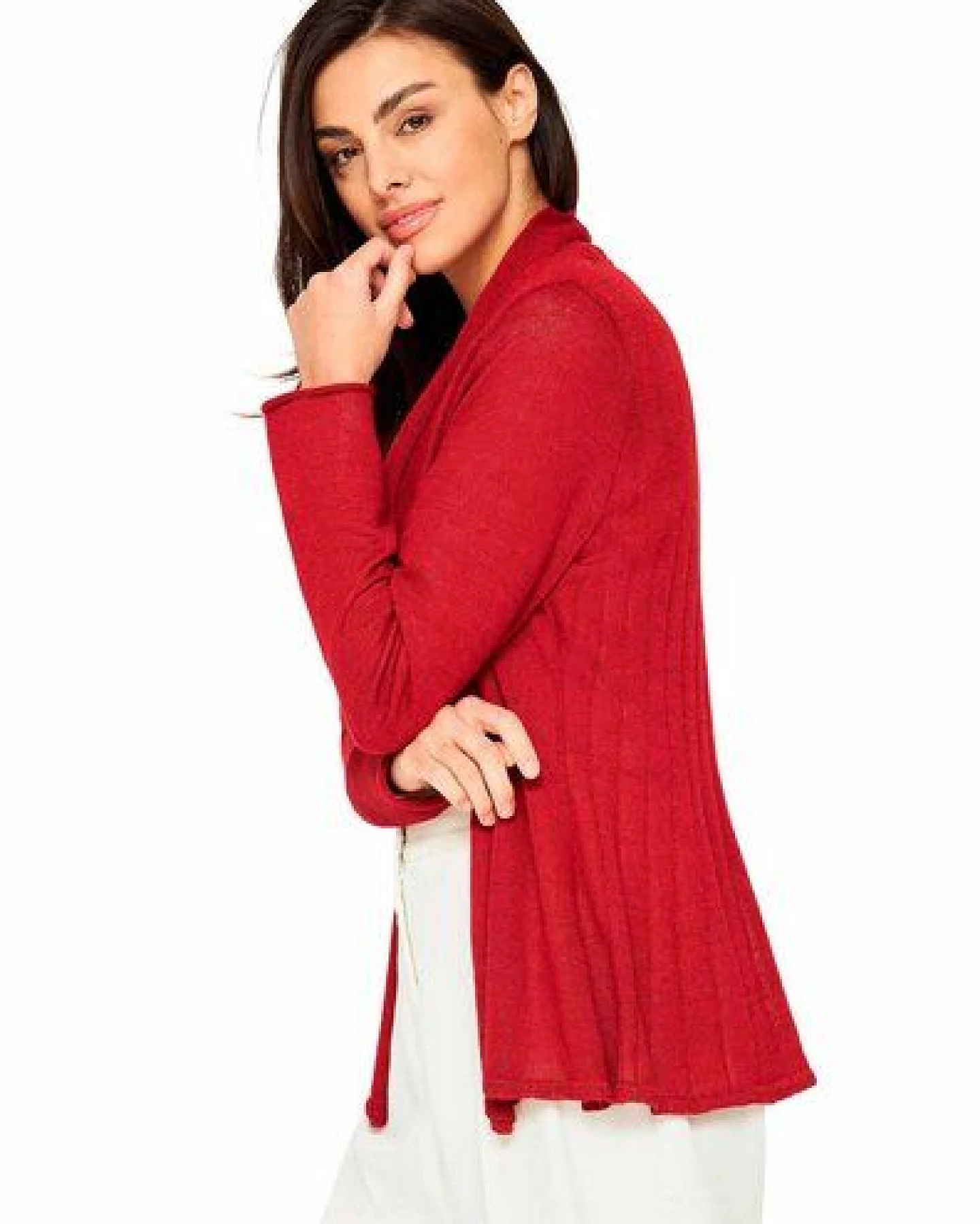 Apu Kuntur 100% Alpaka Strick-Jacke aus Peru - PENELOPE – Ansicht 2