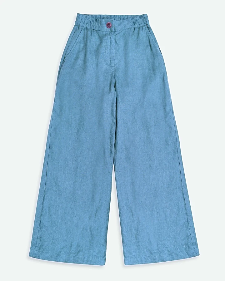 Kings of Indigo Damen vegan Hose Lilian Alabama Super Hellblau
