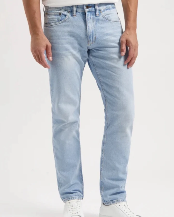 Kuyichi Herren vegan Jeans Regular Scott Hellblau