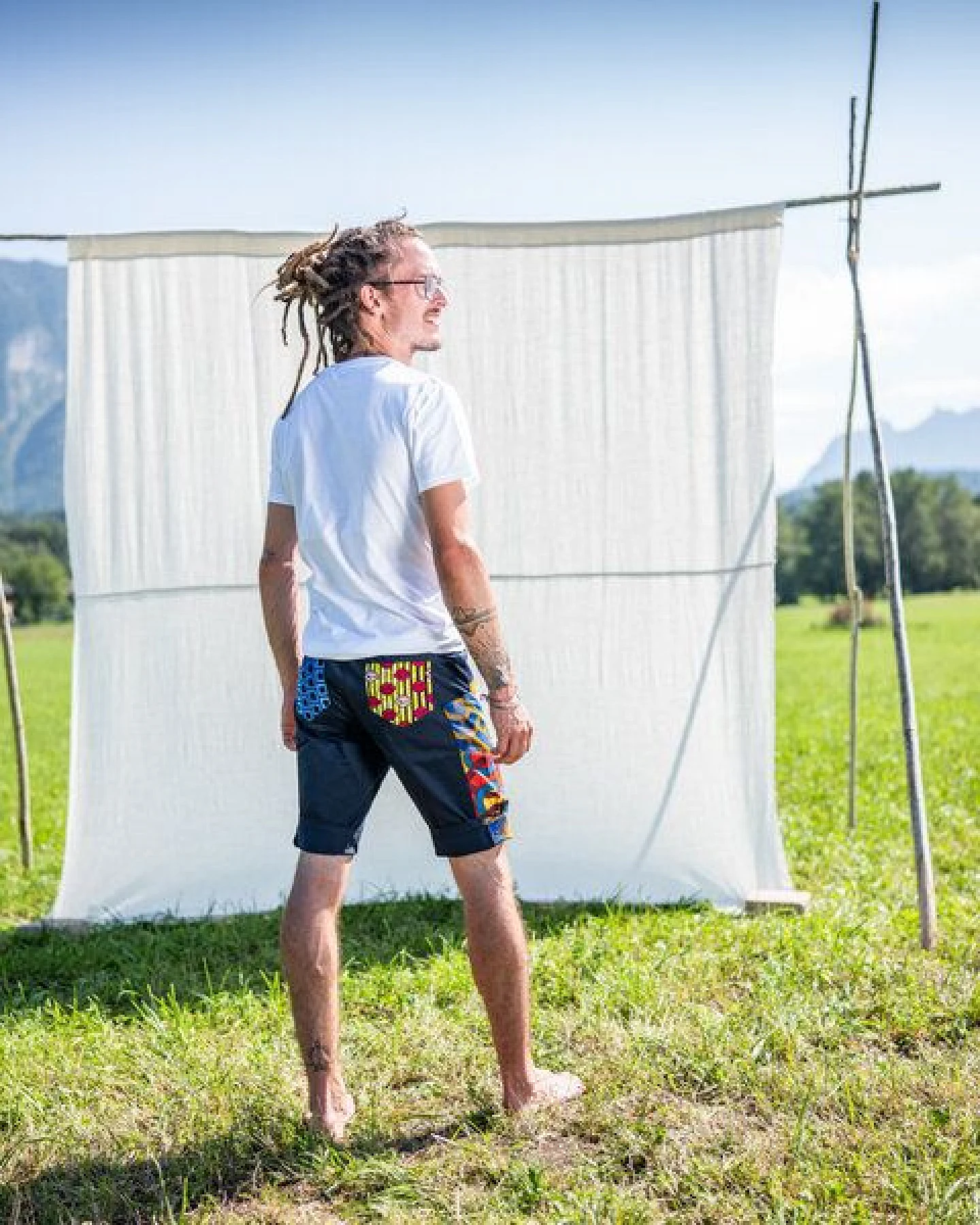 JUAdesign Kletter- und Wander Short - OCEAN SHORT Herren, lebhaft, farbenfroh, vielseitig – Ansicht 2