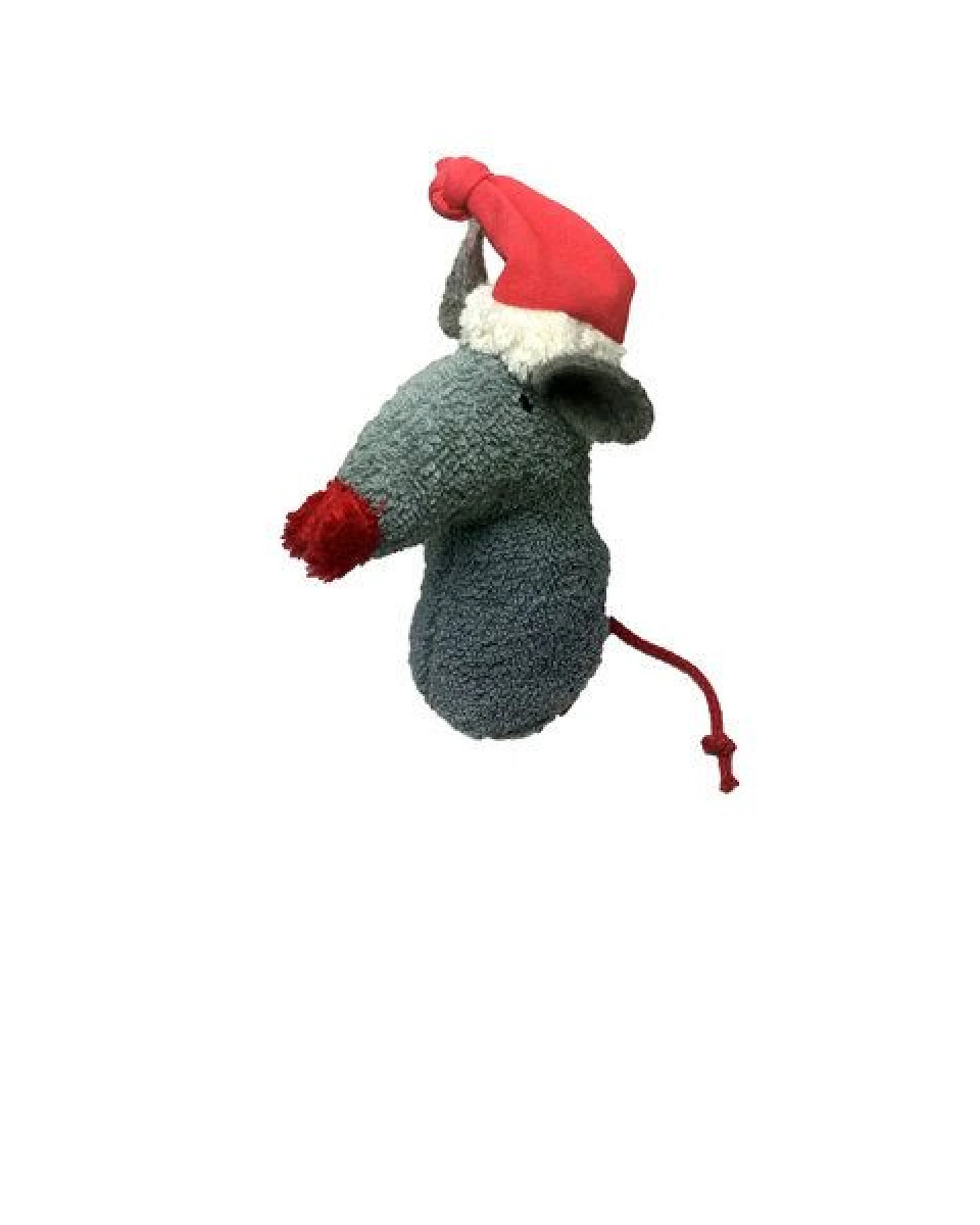 Pat und Patty Kuscheltier Greifling mit Rassel "Weihnachtsmaus" , 100 % Baumwolle-kbA – Ansicht 2