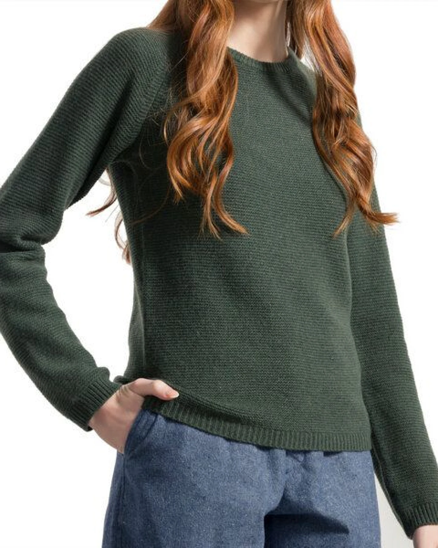 Rifò - Circular Fashion Made in Italy Recycelter Kaschmirwolle Pullover - Giulietta – Ansicht 2