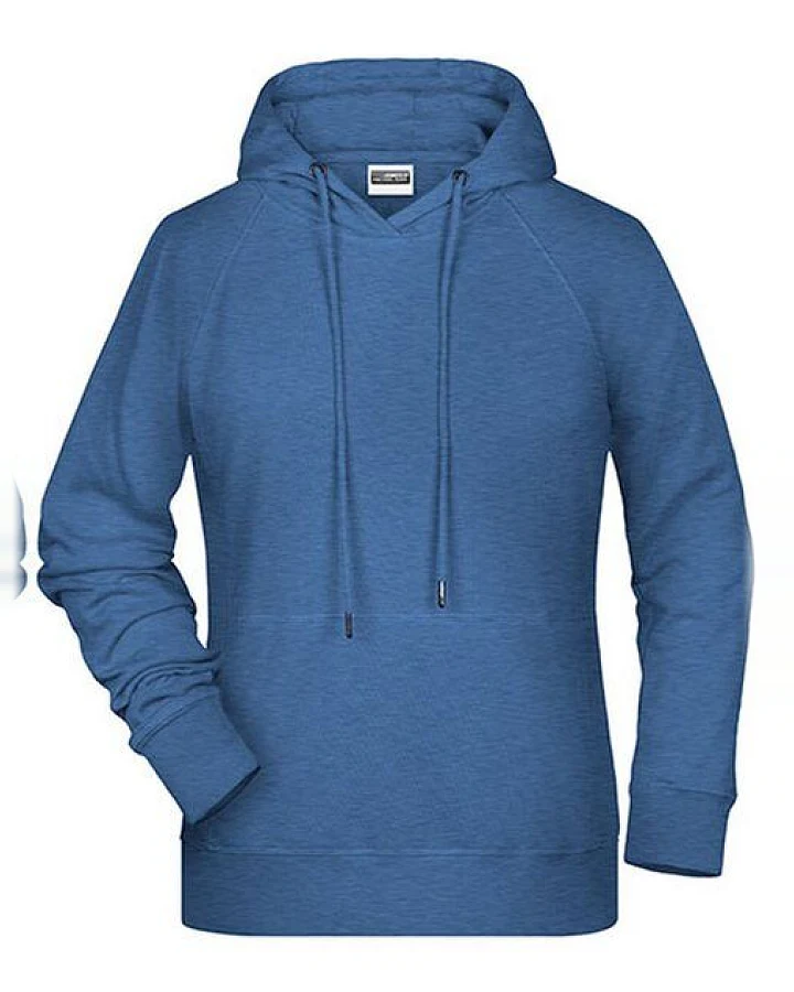 James & Nicholson Damen College Hoodie Hoody Kapuzenpullover Kapuzenpulli Meliert Melang