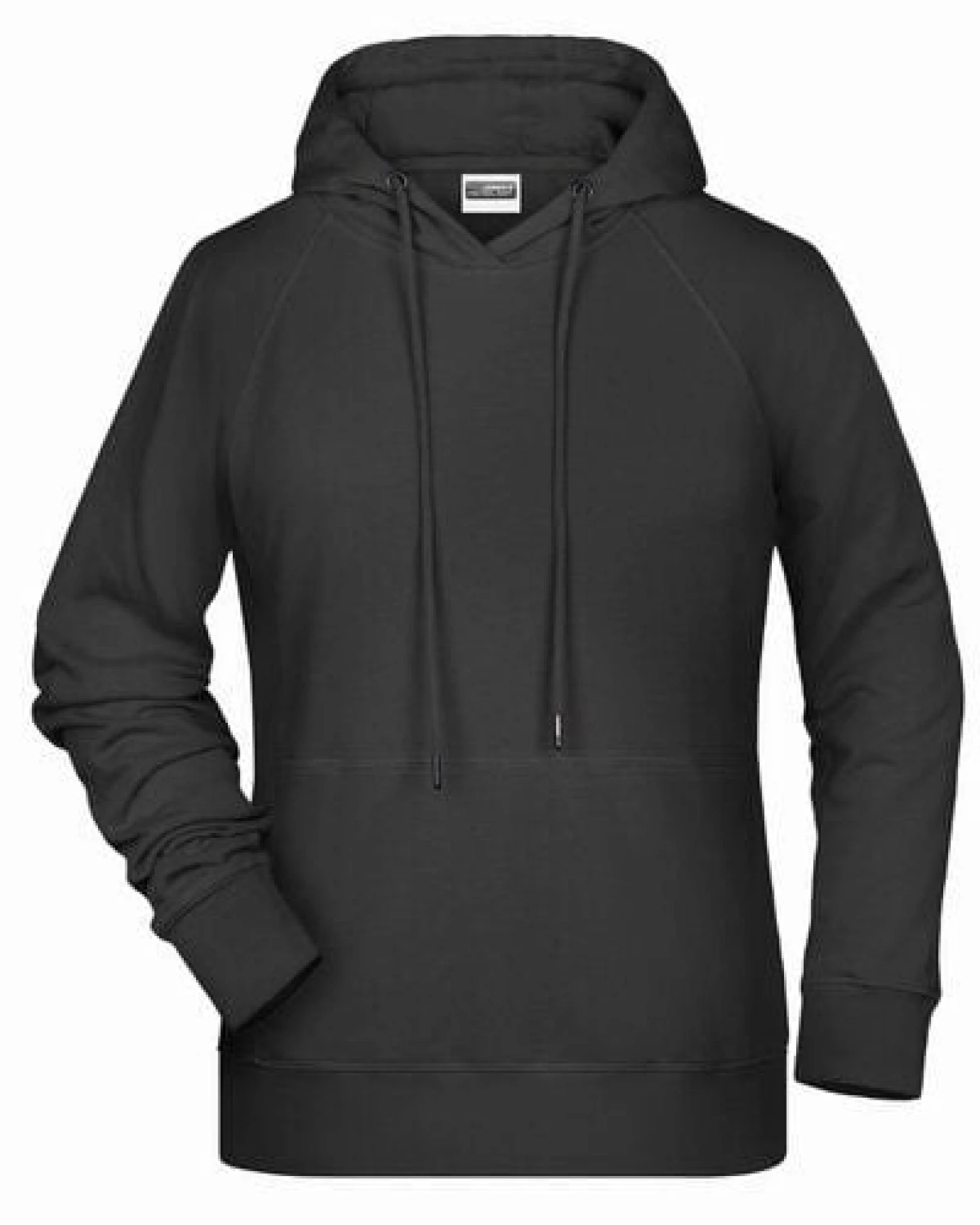 James & Nicholson Damen College Hoodie Hoody Kapuzenpullover Kapuzenpulli Meliert Melang – Ansicht 2