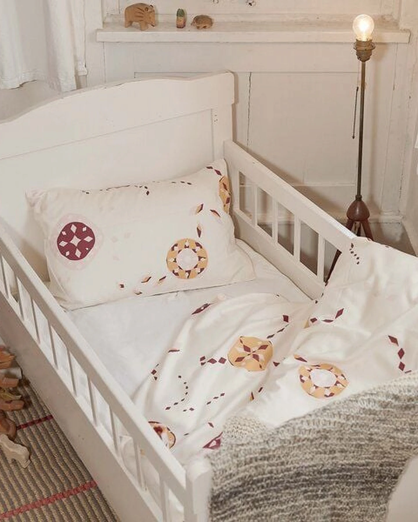 ingegerd Kinderbettwäsche starflower rosa für Wiege und Kleinkinderbett – Ansicht 4