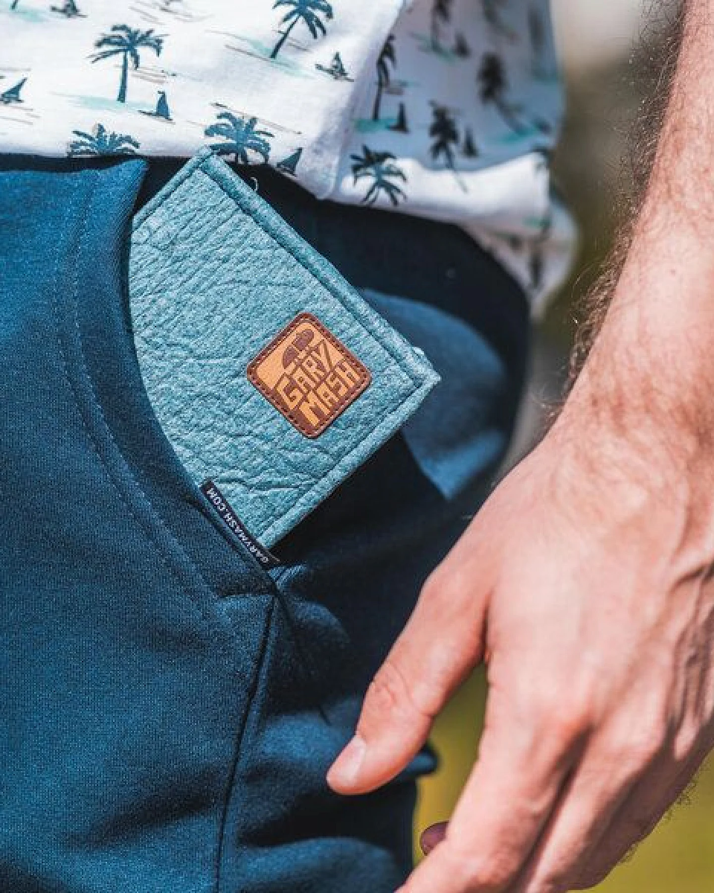 GARY MASH Geldbörse aus Piñatex® Ananasleder und Kork – Ansicht 2