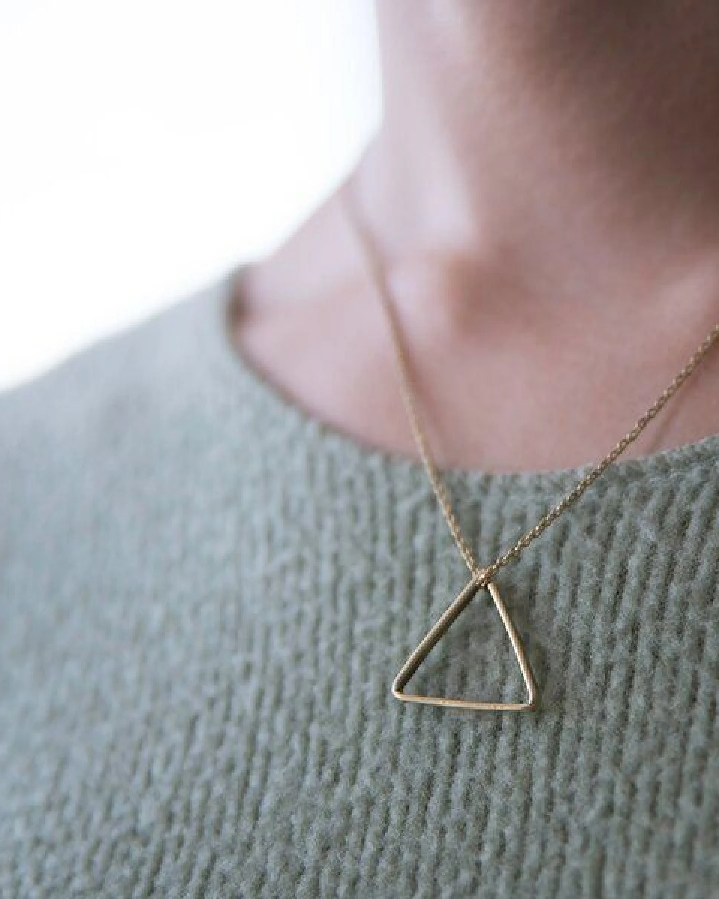 ting goods Halskette Single Shape aus Messing oder Silber – Ansicht 2